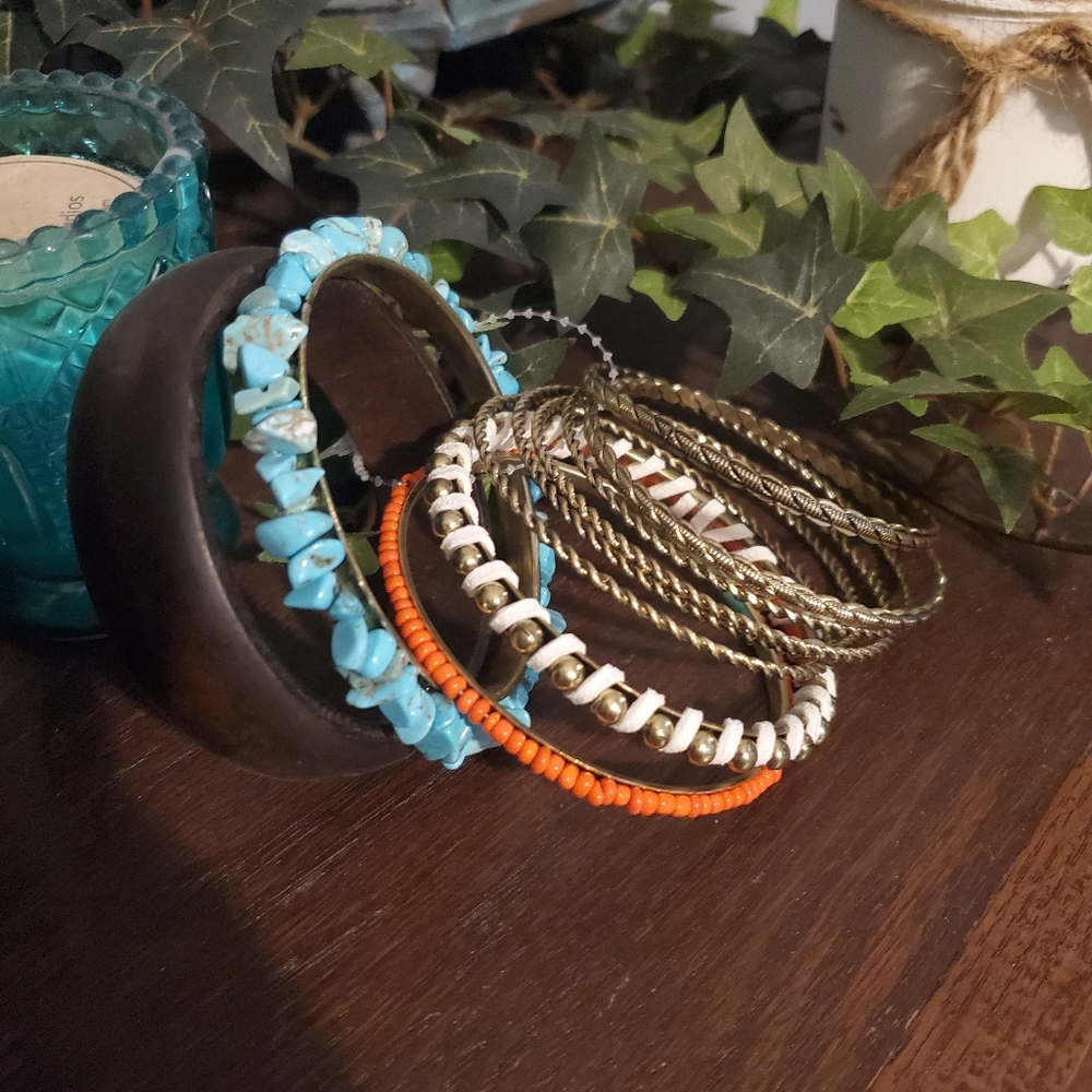 Boho Bracelet Set 10 piece